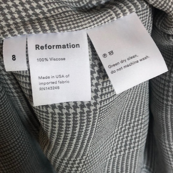 Reformation Cassie Tie Neck Minidress - Picture 4 of 8